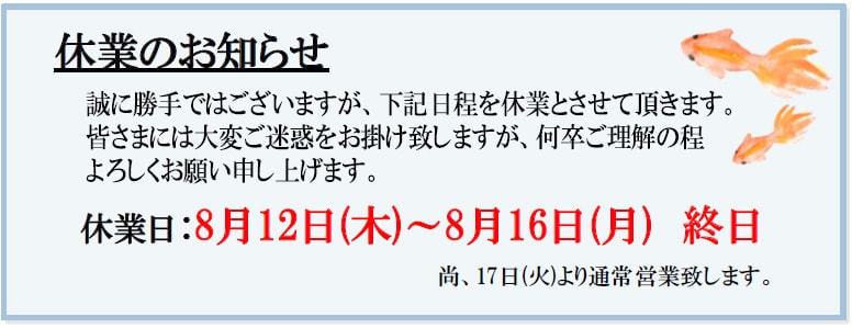 01ネーブルハウス休業のお知らせ